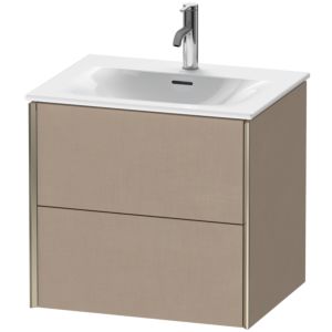 XViu Duravit vasque XV41320B175 61 x 55,7 x 48 cm, lin, 2 tiroirs, champagne mat