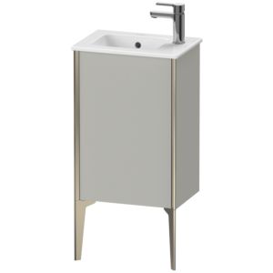 Duravit XViu Waschtisch-Unterschrank XV4480LB107 41x29x59,4cm, stehend, champagner matt, Anschlag links, betongrau matt