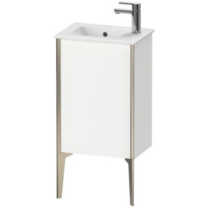 Duravit XViu Waschtisch-Unterschrank XV4480LB118 41x29x59,4cm, stehend, champagner matt, Anschlag links, weiß matt