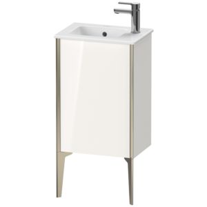 Duravit XViu Waschtisch-Unterschrank XV4480LB122 41x29x59,4cm, stehend, champagner matt, Anschlag links, weiß hochglanz