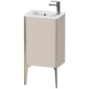 Duravit XViu Waschtisch-Unterschrank XV4480LB191 41x29x59,4cm, stehend, champagner matt, Anschlag links, taupe matt