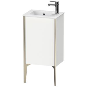 XViu Duravit vasque XV4480RB118 41x29x59,4cm, debout, champagne mat, butée à droite, blanc mat
