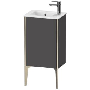 Duravit XViu vanity unit XV4480RB149 41x29x59.4cm, standing, matt champagne, stop right, matt graphite