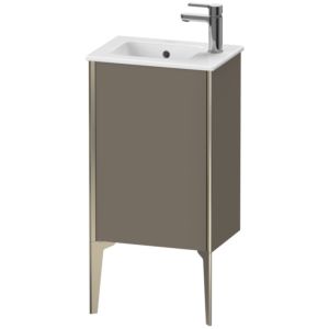 Duravit XViu Waschtisch-Unterschrank XV4480RB190 41x29x59,4cm, stehend, champagner matt, Anschlag rechts, flannel grey seidenmatt