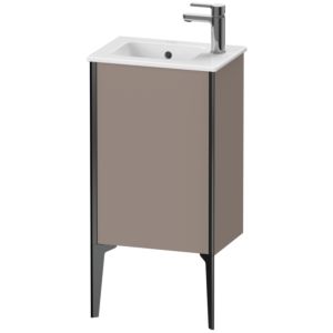 Duravit XViu Waschtisch-Unterschrank XV4480RB243 41x29x59,4cm, stehend, schwarz matt, Anschlag rechts, basalt matt