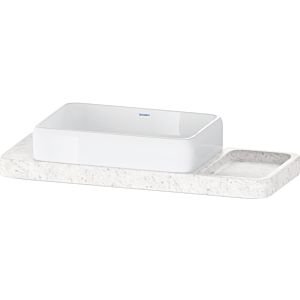 Duravit Collection One Waschtisch-Konsolen-Set D4800100 100x41x90cm, mit Konsole, Marmor Struktur poliert