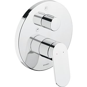 Duravit Wave finishing set WA5210012010 concealed bath mixer, diverter valve, chrome
