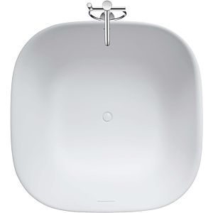 Duravit Zencha Badewanne 700464000000000 125 x 125 x 63 cm, freistehend, mit zwei Rückenschräge, weiß
