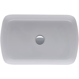 Vasque à poser Duravit Collection One 2384602079 60x40cm, sans trou de robinetterie, trop-plein, platelage pour trou de robinetterie, finition blanc brillant HygieneGlaze