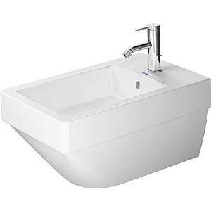 Duravit Vero Air Wand Bidet 22741500001 weiß wondergliss, mit Überlauf, mit Hahnloch