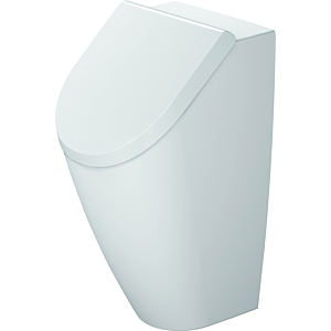 Urinoir à succion Duravit Me de Starck 281230AA00 30x35cm, entrée arrière, sans rebord, pour couvercle, blanc Durashield