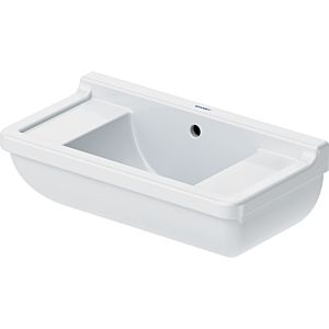 Duravit Starck 3 Handwaschbecken 07515000001 weiss, wondergliss, Hahnloch Vorstich