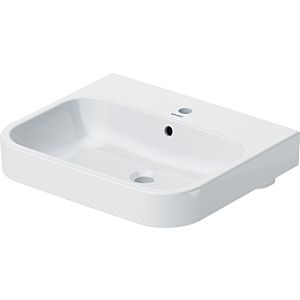 Duravit Happy D.2 Möbel Waschtisch 23186000271 60 x 50,5 cm,1 Hahnloch, weiss, wondergliss