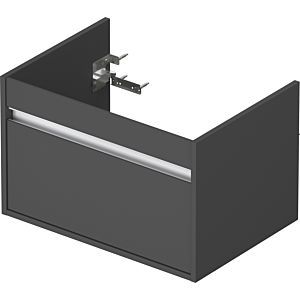 Duravit Ketho vanity unit KT666304949 65 x 45.5 cm, matt graphite, 2000 pull-out, wall-hung