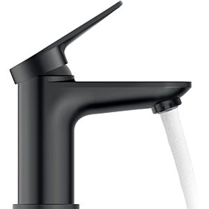 Duravit S Wave Waschtischarmatur WA1010002046 Ausladung 95mm, ohne Zugstangen-Ablaufgarnitur, schwarz matt