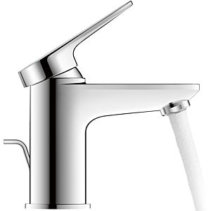 Duravit S FreshStart Wave washbasin mixer WA1011001010 projection 95mm, with pop-up waste set, chrome