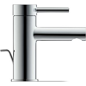 Duravit S Circle Waschtischarmatur CE1010001010 mit Zugstangen-Ablaufgarnitur, Ausladung 100mm, chrom Hochglanz