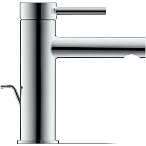 Duravit M FreshStart Circle Waschtischarmatur CE1021001010 mit Zugstangen-Ablaufgarnitur, Ausladung 117mm, chrom Hochglanz