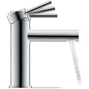 Duravit M FreshStart Circle Waschtischarmatur CE1021002010 ohne Zugstangen-Ablaufgarnitur, Ausladung 117mm, chrom Hochglanz