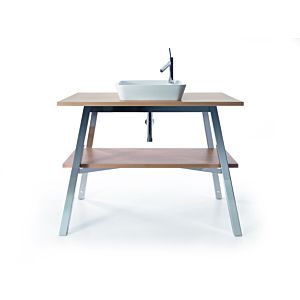 Duravit Cape Cod washbasin 23404632001 46 x 46 cm, with tap hole, without overflow, tap island, Weiß Seidenmatt WonderGliss