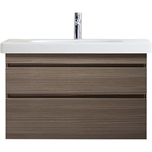 Duravit DuraStyle Waschtisch-Unterschrank DS648203535 93 x 44,8 cm, Eiche terra, 2 Schubkästen, wandhängend