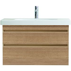 Duravit DuraStyle Waschtisch-Unterschrank DS648203030 93 x 44,8 cm, Eiche natur, 2 Schubkästen, wandhängend