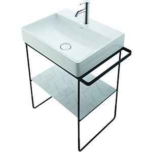 Duravit DuraSquare support métallique 0031154600 56,5x45,1cm, sur pied, noir mat