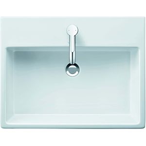 Duravit Vero Air Waschtisch 23506000711 weiss wondergliss, 60x47cm, mit Hahnloch, ohne Überlauf