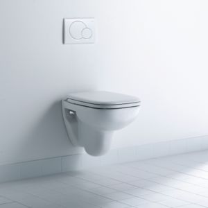 Duravit D-Code Wand Tiefspül WC 2211090000 weiss, Compact