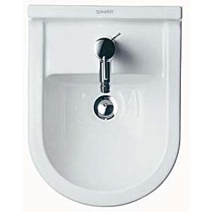 Duravit Starck 3 Wand Bidet 2230150000 weiss, mit Hahnloch und Überlauf