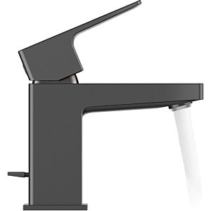 Duravit S Manhattan Waschtischarmatur MH1010001046 Ausladung 95mm, mit Zugstangen-Ablaufgarnitur, schwarz matt