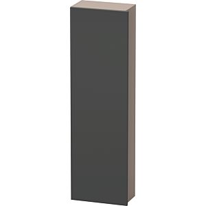 Duravit DuraStyle cabinet DS1218R4943 40x24x140cm, door on the right, matt graphite / matt basalt