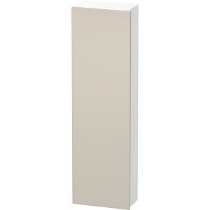 Duravit DuraStyle Hochschrank DS1218R9118 40x24x140cm, Tür rechts, taupe/weiß matt