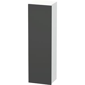 Duravit DuraStyle cabinet DS1219L4918 40x36x140cm, door on the left, matt graphite / matt white