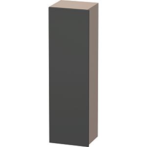 Duravit DuraStyle cabinet DS1219L4943 40x36x140cm, door on the left, matt graphite / matt basalt