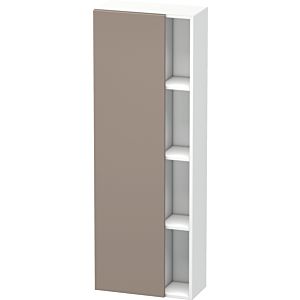 Duravit DuraStyle cabinet DS1238L4318 50x24x140cm, door on the left, basalt matt / white matt