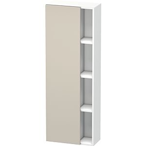 Duravit DuraStyle Hochschrank DS1238L9118 50x24x140cm, Tür links, taupe/weiß matt
