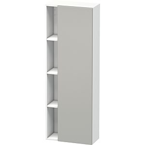 Duravit DuraStyle DS1238R0718 50x24x140cm, porte à droite, gris béton / blanc mat