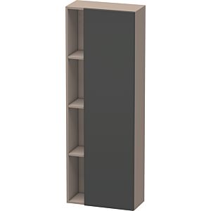 Duravit DuraStyle cabinet DS1238R4943 50x24x140cm, door on the right, matt graphite / matt basalt