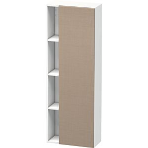 Duravit DuraStyle cabinet DS1238R7518 50x24x140cm, door on the right, linen / matt white