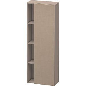 Duravit DuraStyle DS1238R7543 50x24x140cm, porte à droite, lin / basalte mat
