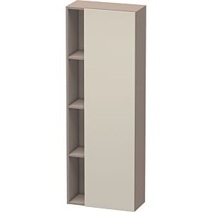 Duravit DuraStyle DS1238R9143 50x24x140cm, porte à droite, taupe / basalte mat