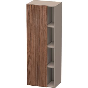 Duravit DuraStyle Hochschrank DS1239L2143 50x36x140cm, Tür links, nussbaum dunkel/basalt matt
