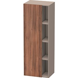 Duravit DuraStyle cabinet DS1239L7943 50x36x140cm, door on the left, natural walnut / matt basalt