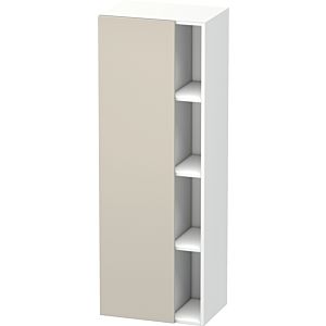 Duravit DuraStyle cabinet DS1239L9118 50x36x140cm, door on the left, taupe / matt white