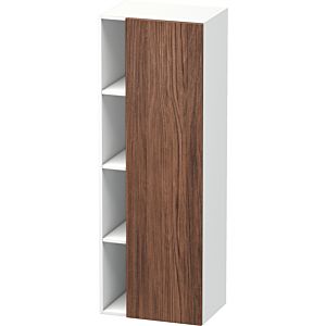 Duravit DuraStyle Hochschrank DS1239R2118 50x36x140cm, Tür rechts, nussbaum dunkel/weiß matt
