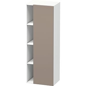Duravit DuraStyle cabinet DS1239R4318 50x36x140cm, door on the right, basalt matt / white matt