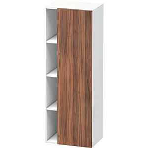 Duravit DuraStyle Hochschrank DS1239R7918 50x36x140cm, Tür rechts, nussbaum natur/weiß matt