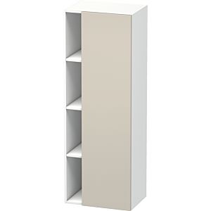 Duravit DuraStyle Hochschrank DS1239R9118 50x36x140cm, Tür rechts, taupe/weiß matt