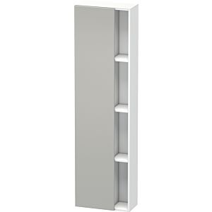 Duravit DuraStyle DS1248L0718 50x24x180cm, porte à gauche, gris béton / blanc mat